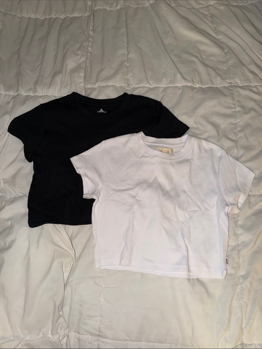 Rip Curl Women’s Crop Tee- Black & White